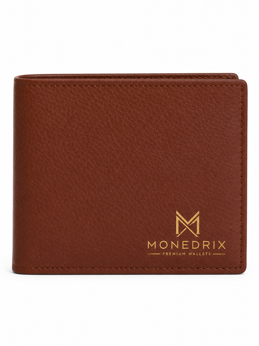 Heritage Brown Bifold Wallet for Men | MONEDRIX