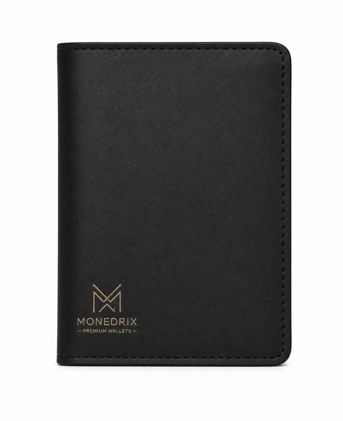 Monedrix Premium Black Passport Holder | Travel Wallet